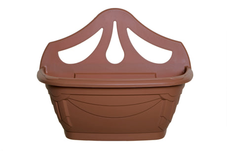Image - Whitefurze 42cm Venetian Wall Planter, Terracotta