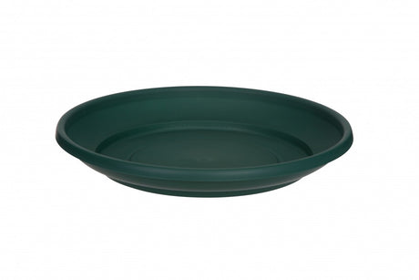 Image - Whitefurze Venetion Garden Plant Pot Saucer, 27cm, Forrest Green