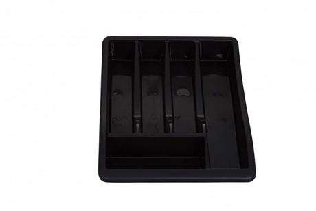 Image - Whitefurze Cutlery Tray, 30cm, Black