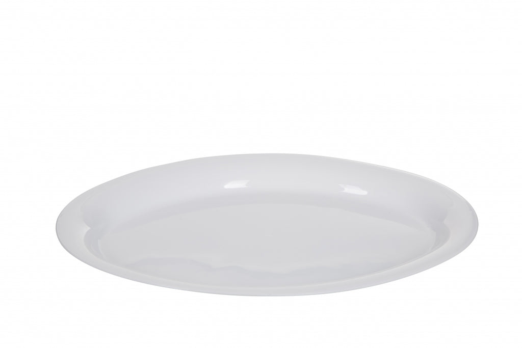 Image - Whitefurze Oval Platter, 53cm, White