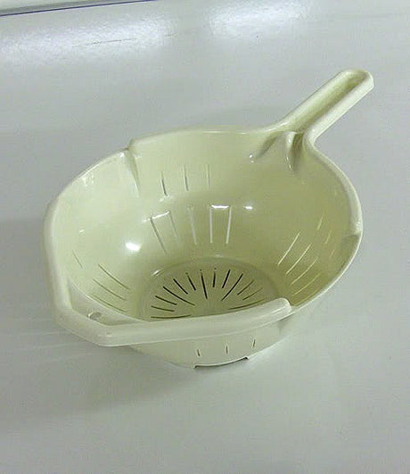 Image - Whitefurze Plastic Colander, Cream