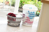 Image - Whitefurze Round Laundry Bin White