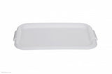 Image - Whitefurze Rectangular Tray, 49cm, White