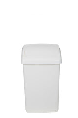 Image - Whitefurze Swing Bin, 10L, Cream