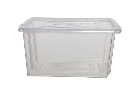 Image - Whitefurze Spacemaster Storage Box, 15L, Clear