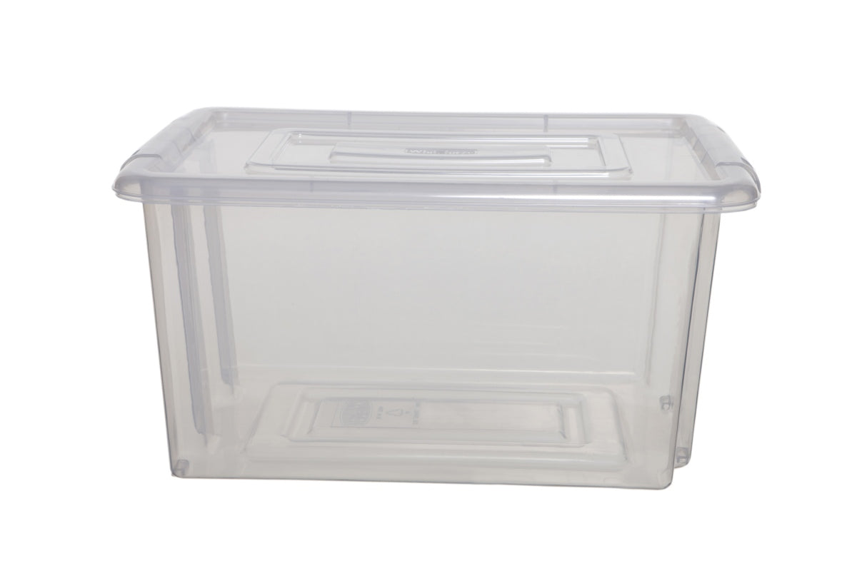 Image - Whitefurze Spacemaster Storage Box, 4L, Clear