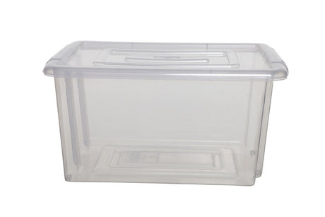 Image - Whitefurze Spacemaster Storage Box, 4L, Clear