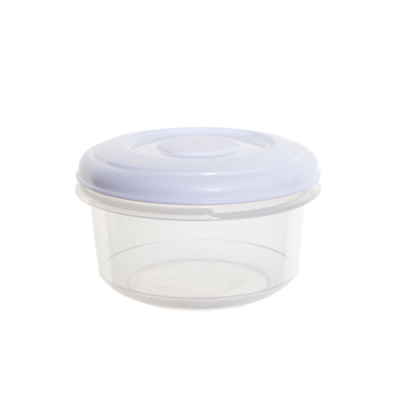Image - WhiteFurze Round Food Storage Box, 0.25L, Clear