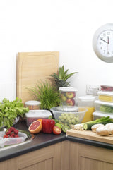 Image - Whitefurze Round Food Storage Box , 2.0L, Clear