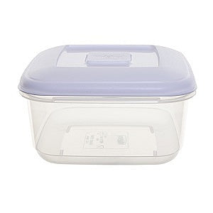Image - Whitefurze Square Food Storage Box, 1L, Clear