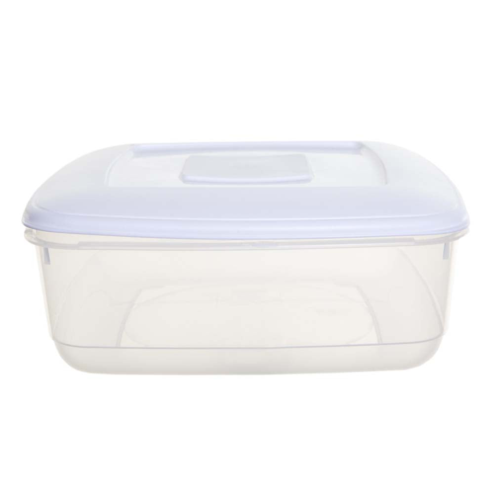 Image - WhiteFurze Square Food Storage Box, 7L, Clear