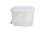 Image - Whitefurze Food Storage Container with Handle, 6.0L, Clear