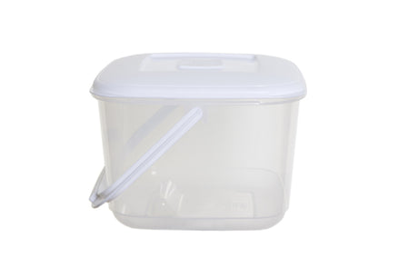 Image - Whitefurze Food Storage Container with Handle, 6.0L, Clear