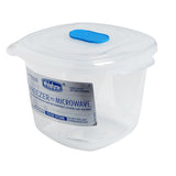 Image - Whitefurze Square Freezer to Microwave Storer, 0.42L, Clear