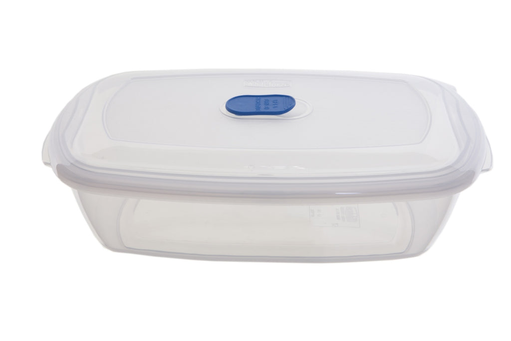 Image - Whitefurze Rectangular Freezer to Microwave Storer, 0.4L, Clear