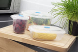 Image - Whitefurze Rectangular Freezer to Microwave Storer, 1L, Clear