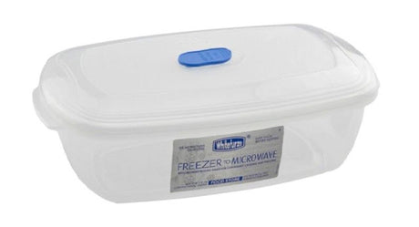 Image - Whitefurze Rectangular Freezer to Microwave Storer, 2.33L