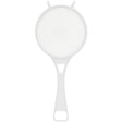 Image - Chef Aid Plastic Tea Strainer with Nylon Mesh, White