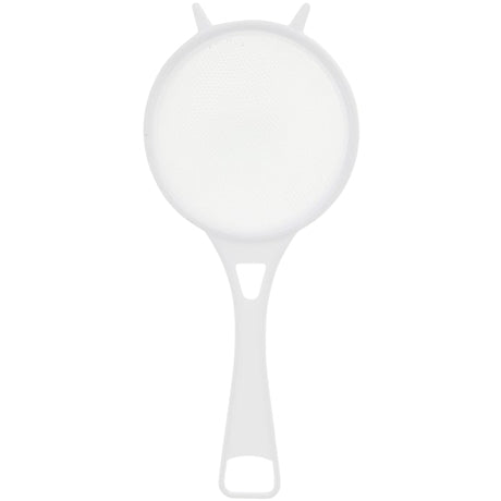 Image - Chef Aid Plastic Tea Strainer with Nylon Mesh, White