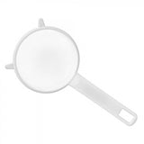 Image - Chef Aid Plastic Tea Strainer with Nylon Mesh, White