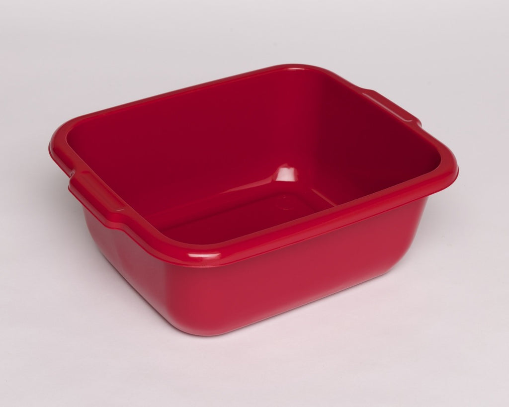 Image - TSR Plastics Rectangular Bucket, 39cm x 31cm, Cherry Red
