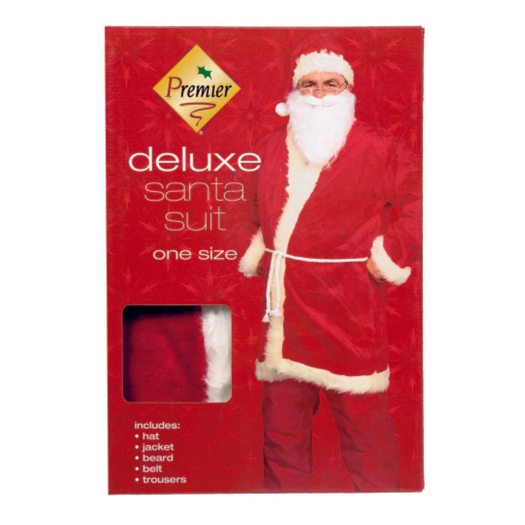 Image - Premier Deluxe Santa Suit, Red