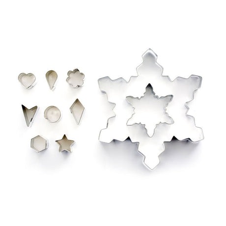 Image - Dexam Snowflake Cookie Kit, Chrome