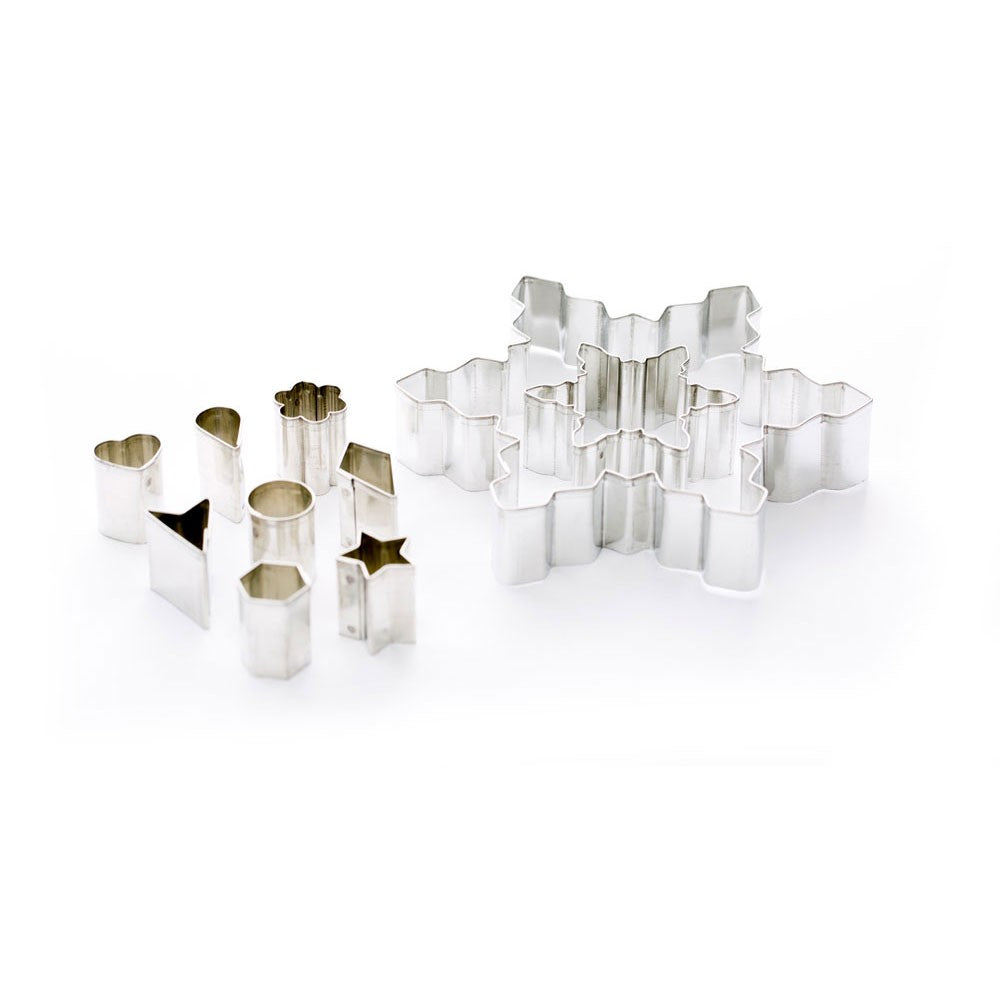 Image - Dexam Snowflake Cookie Kit, Chrome