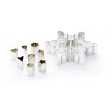 Image - Dexam Snowflake Cookie Kit, Chrome