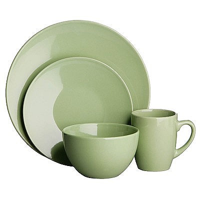 Image - Premier Housewares Domus Dinner Plate, 27cm, Olive Green