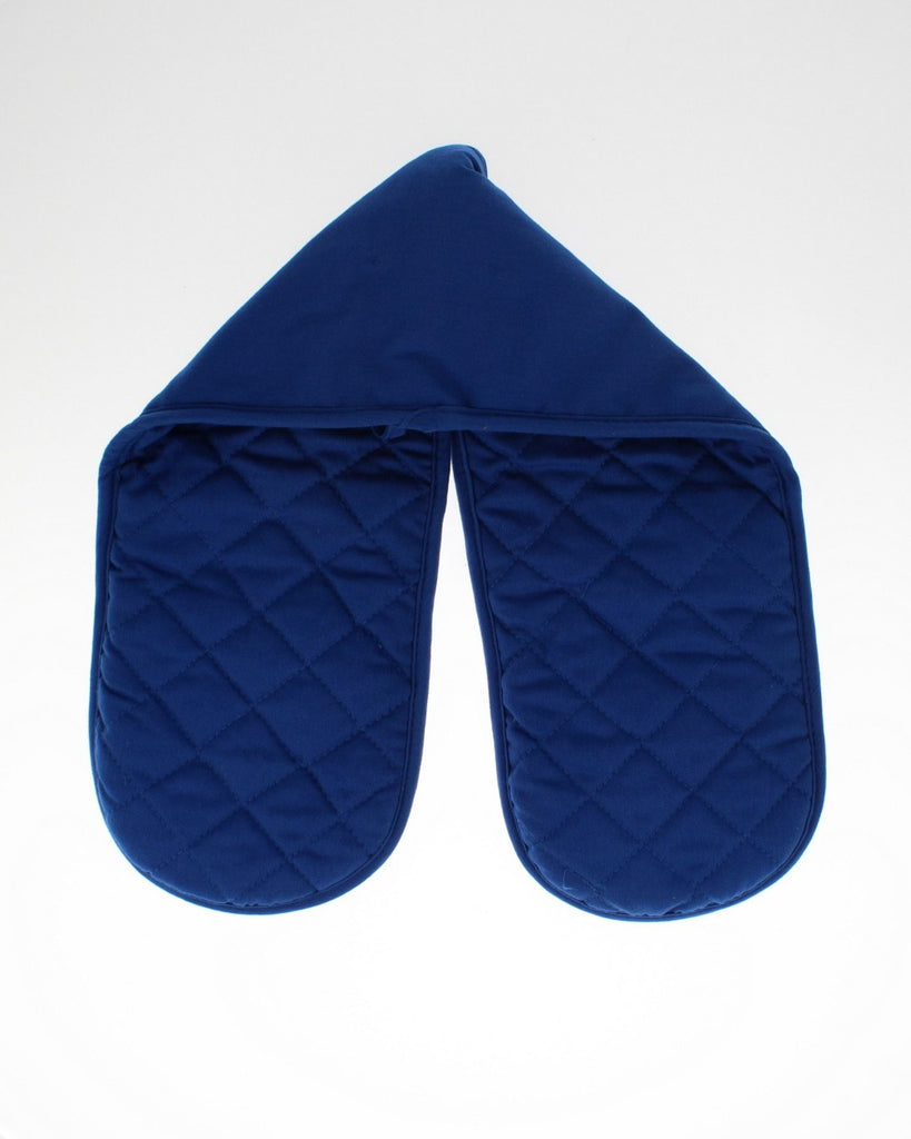 Image - Premier Double Oven Glove Cool Britannia 100% Cotton, Union-Jack Design, Blue