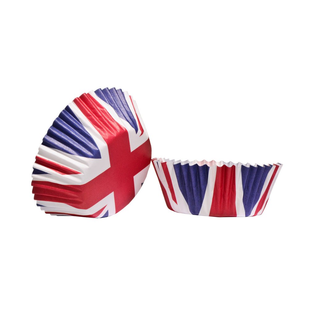 Image - Premier Medium Cupcake Cases Paper/Greaseproof, 60pcs, Union Jack