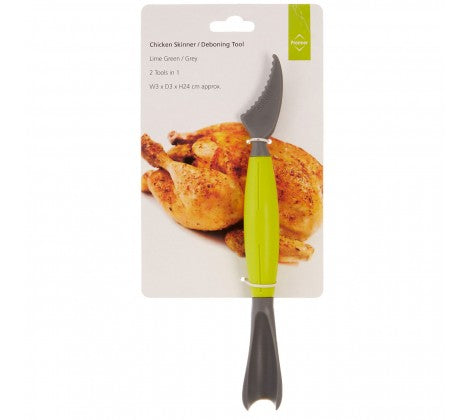 Image - Premier Chicken Skinner/Deboning Tool, Grey and Yellow