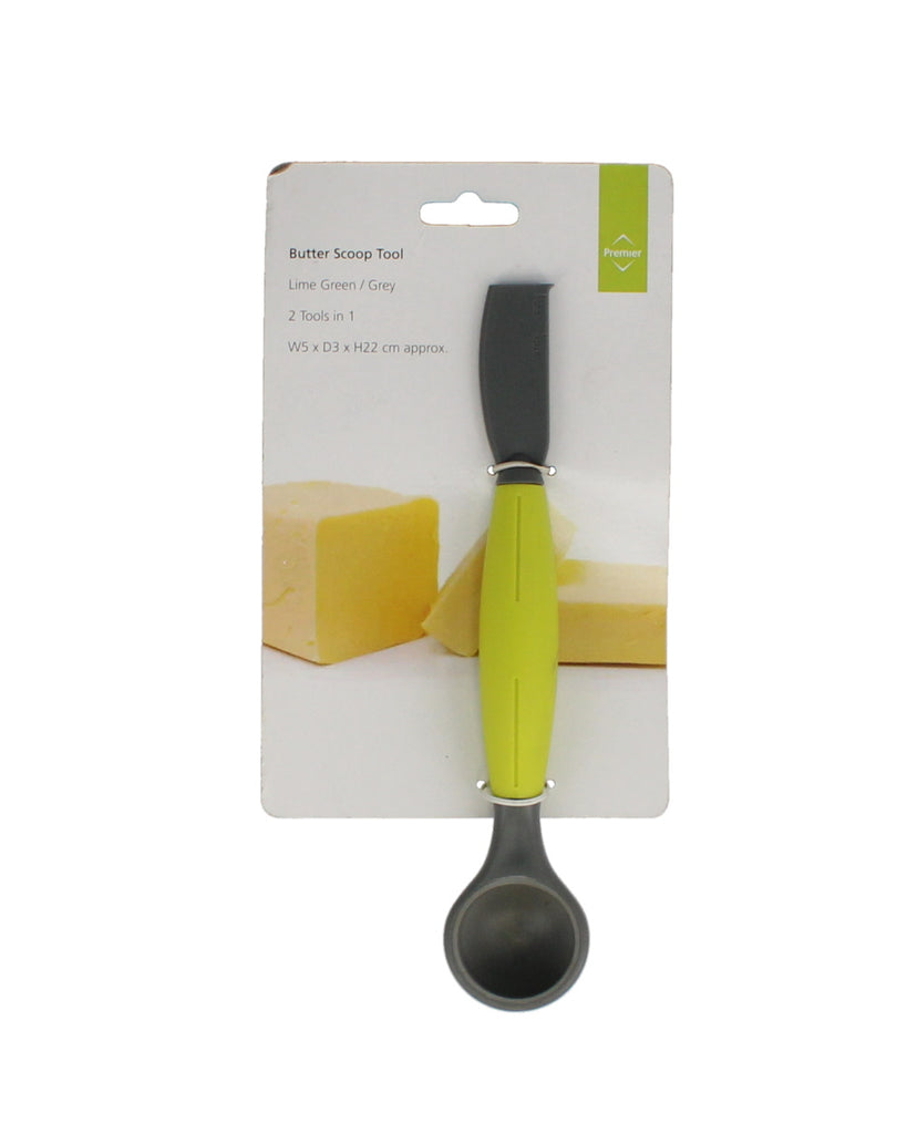 Image - Premier Butter Scoop Tool, Grey and Yellow