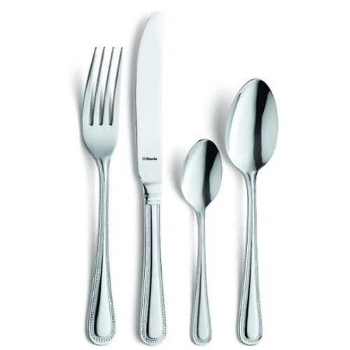 Image - Grunwerg Classic Bead Stainless Steel Cutlery Set, 24pcs, Silver