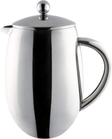 Image - Grunwerg Bellied 8-Cup Cafetiere, Double Wall, Mirror Finish