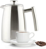 Image - Grunwerg Belmont D/W Cafetiere, 6-Cup, Satin