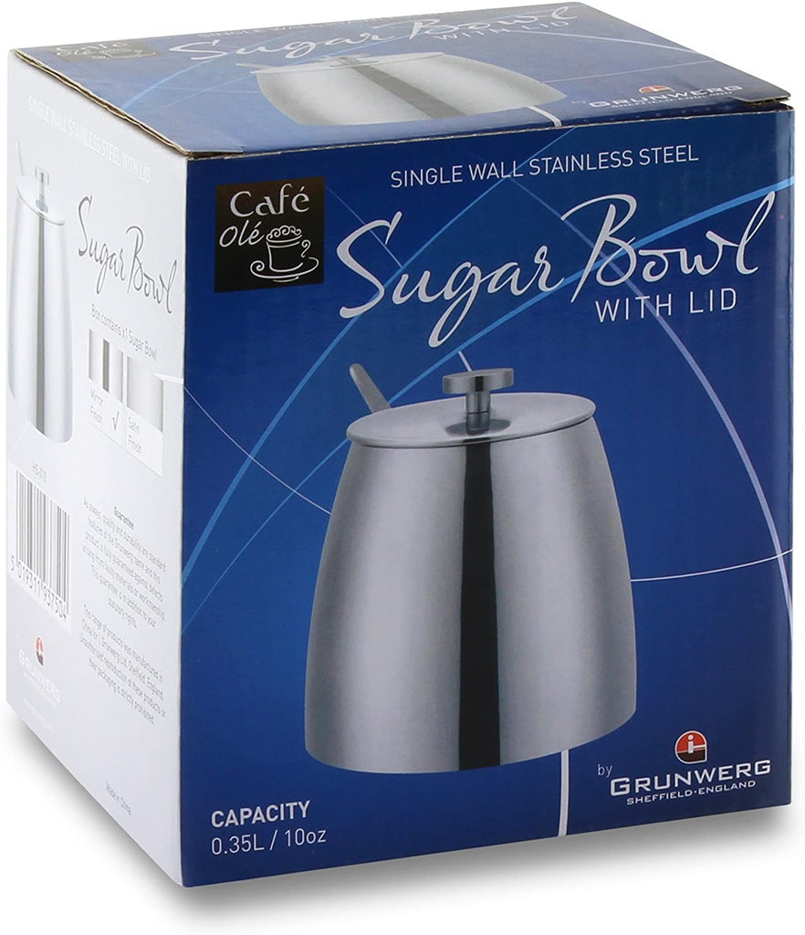 Image - Grunwerg Belmont Sugar Bowl And Lid, 0.35L, Satin