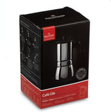 Image - Grunwerg 6Cup S/S Espresso Maker (Induction) Silver