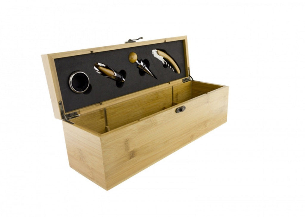 Image - Grunwerg Professional 5 Pce Bamboo Wine Box