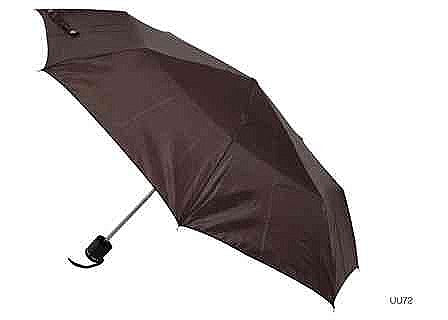 Image - KS Brands Black 19.5" Super Mini Umbrella with Matching Sleeve