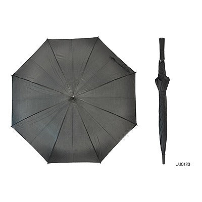 Image - KS Brands Walking Umbrella, Black, 28 inch