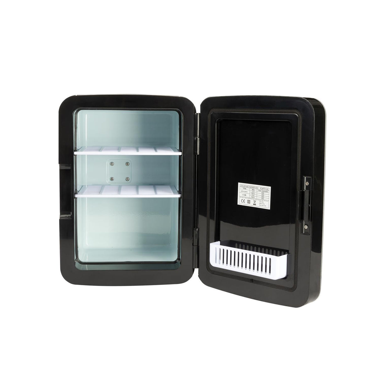 Image - Sensio Home 10L Mini Fridge Cooler & Warmer, AC+DC Power - 12v, UK & EU Plug (Midnight Black)