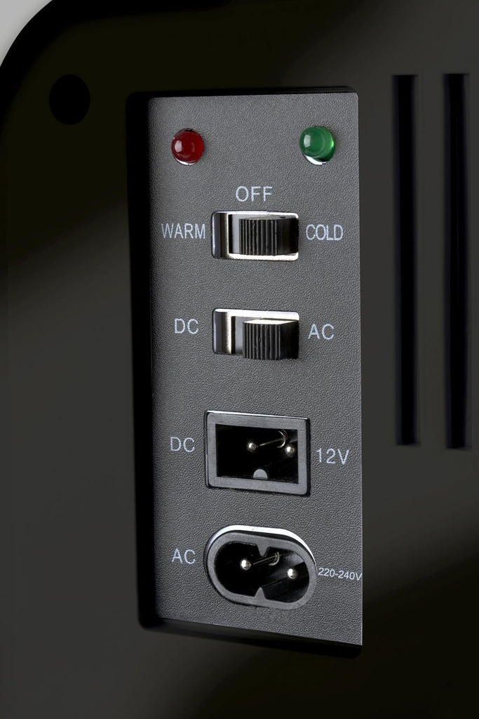 Image - Sensio Home 10L Mini Fridge Cooler & Warmer, AC+DC Power - 12v, UK & EU Plug (Midnight Black)