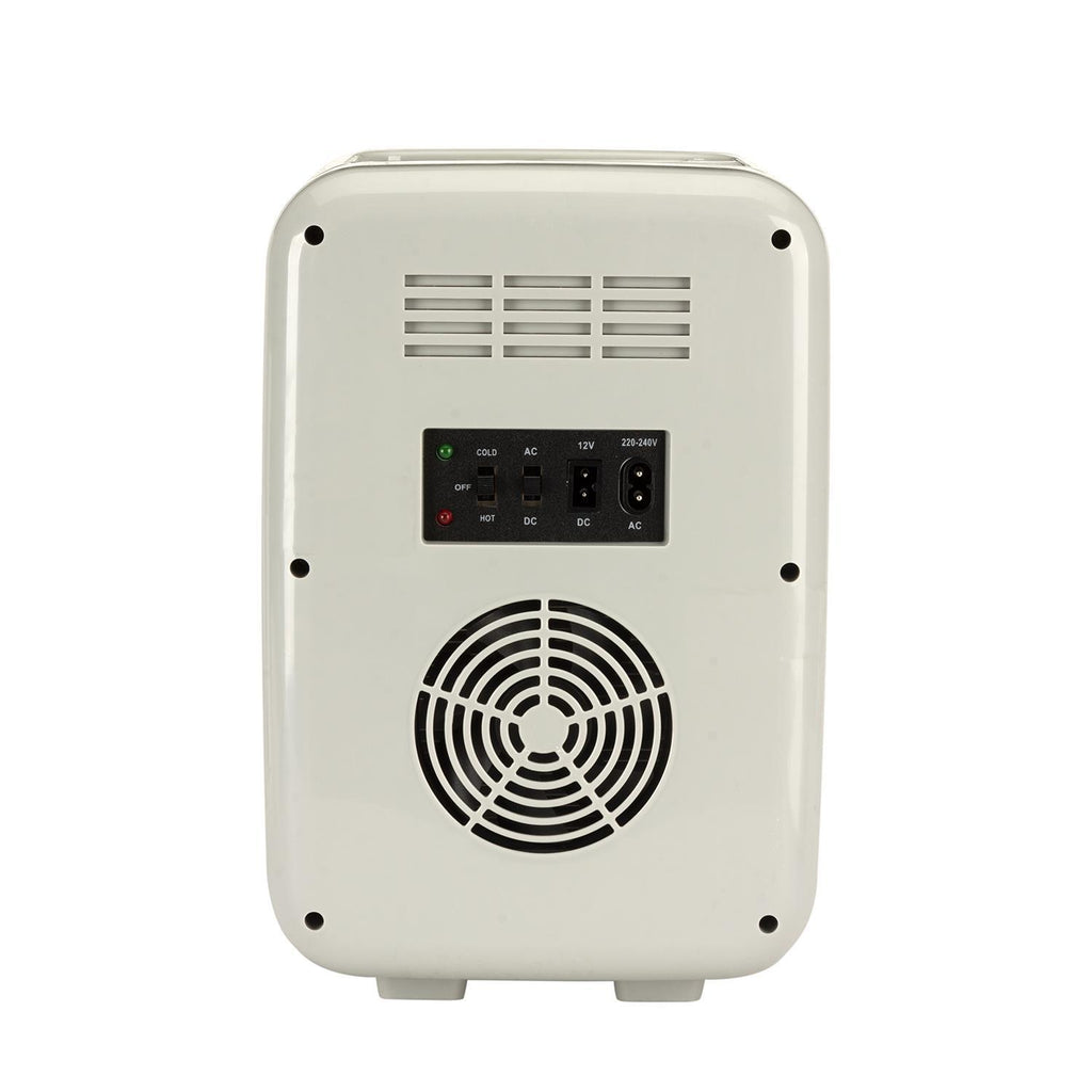 Image - Sensio Home 15L Mini Fridge Cooler & Warmer, AC+DC Power 12v, UK & EU Plug, Silver