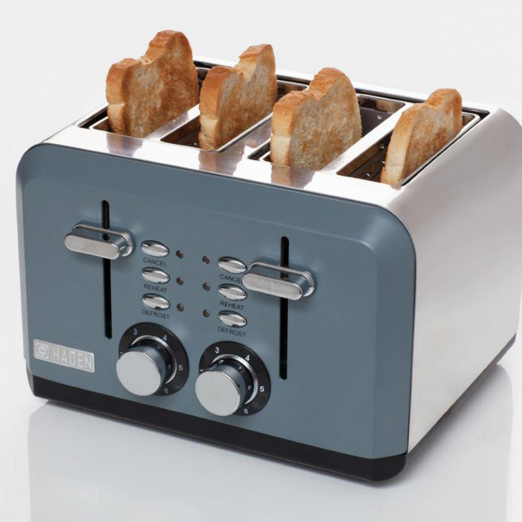 Image - Sabichi Haden Perth Toaster, 4 Slice, Grey