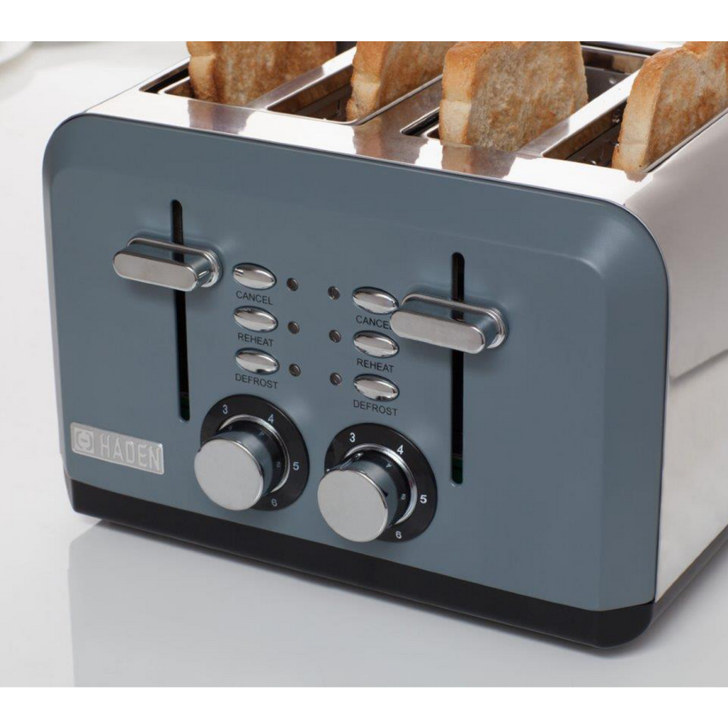 Image - Sabichi Haden Perth Toaster, 4 Slice, Grey