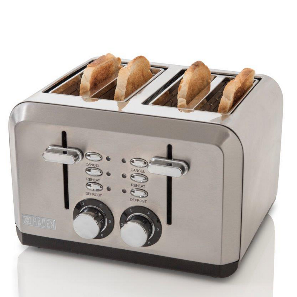 Image - Sabichi Haden Perth Toaster, 4 Slice, Stainless Steel