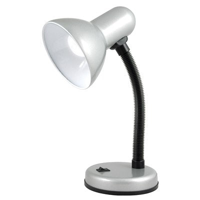 Image - Lloytron Flexi Desk Lamp, 35W, Silver