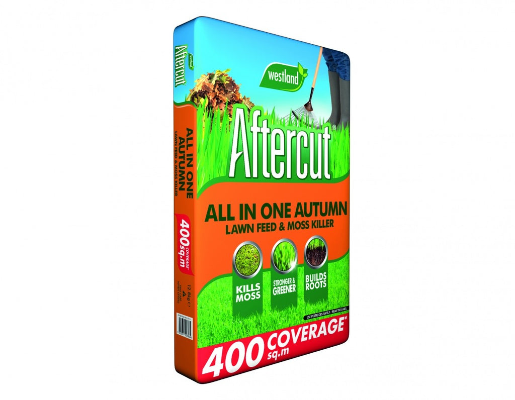 Image - Westland Aftercut All In One Lawn Feed Weed & Moss Killer, 12.8kg